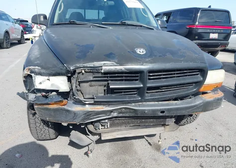2002 Dodge Dakota Sport из США, поврежденный, VIN 1B7HL38X12S643493